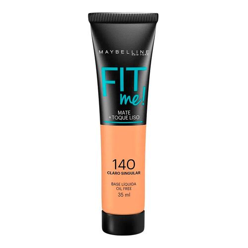 Maybelline Base Líquida Oil Free Fit Me! Cor 140 Claro Singular 35ml Maybelline Base Líquida Oil Free Fit Me! Cor 140 Claro Singular 35ml