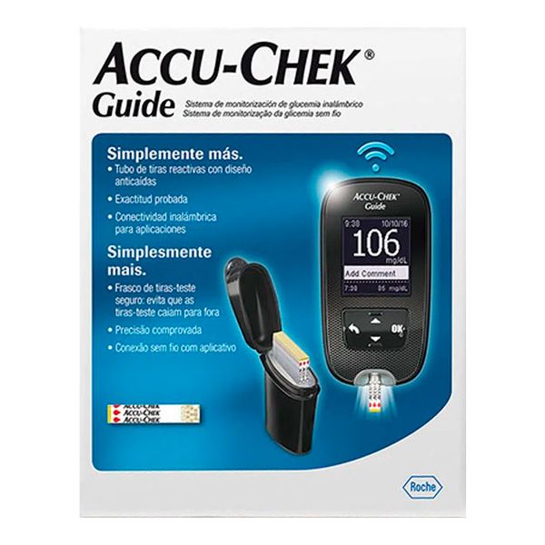 Medidor De Glicemia Accu-Chek Guide 1 Unidade
