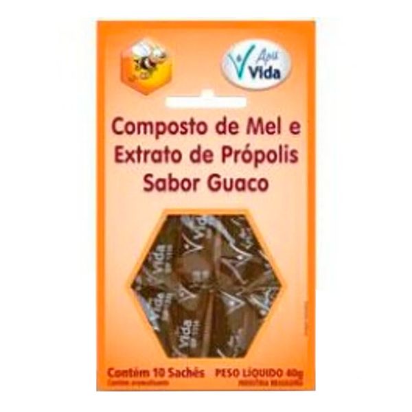 Mel Composto Própolis e Guaco Apis Vida 40g