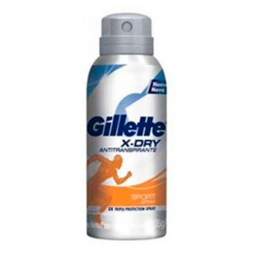 Desodorante Gillette Spray X-Dry Sport Arctic Ice Masculino 150ml