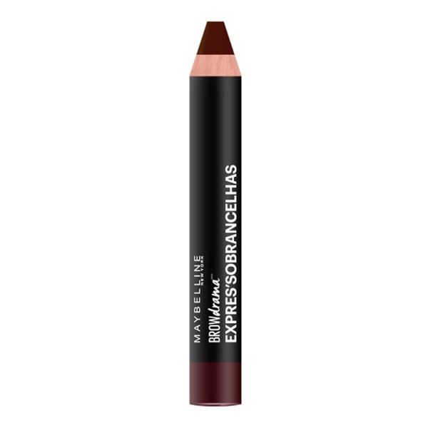 Lápis para Sobrancelha Brow Drama Express Castanho Escuro Maybelline