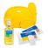 Kit Acessórios Colors Yellow + Lenços Umedecidos + Sabonete Líquido Bebê Tradicional - Classic For Baby Bags & Granado