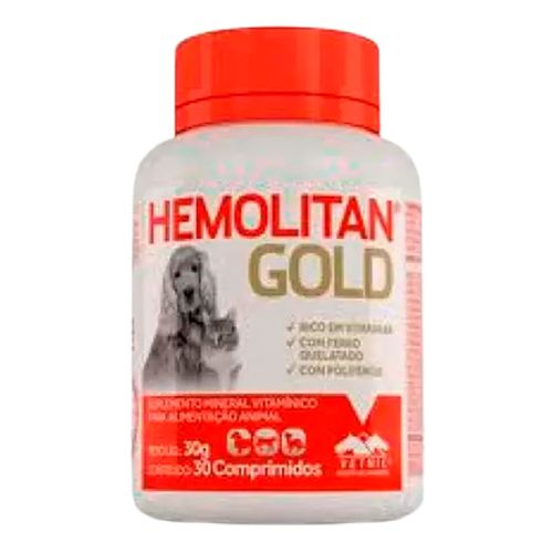 HEMOLITAN GOLD COMPRIMIDOS - frasco com 30 compr.