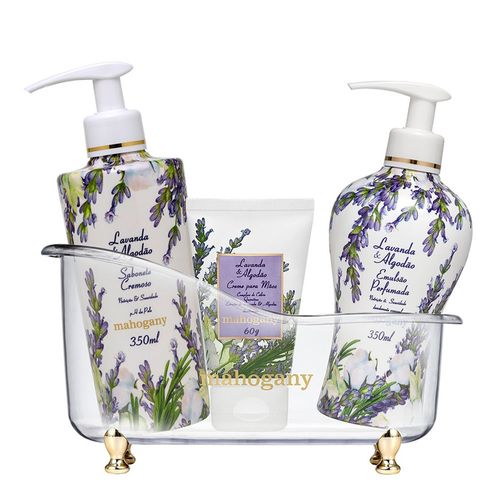 Kit Lavanda & Algodão com Banheira Kit Lavanda & Algodão com Banheira