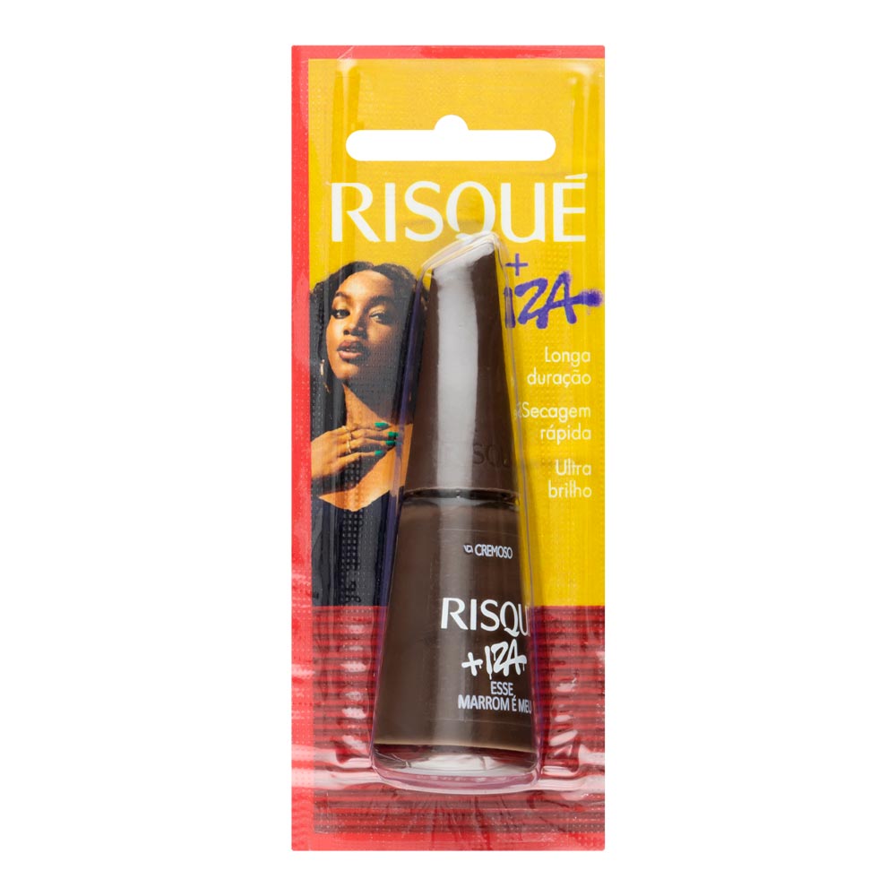 Esmalte Risqué Iza esse Marrom e Meu Cremoso 8 ml