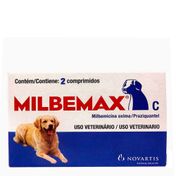 MILBEMAX C - para Cães de 5 a 25kg - caixa com 2 compr.