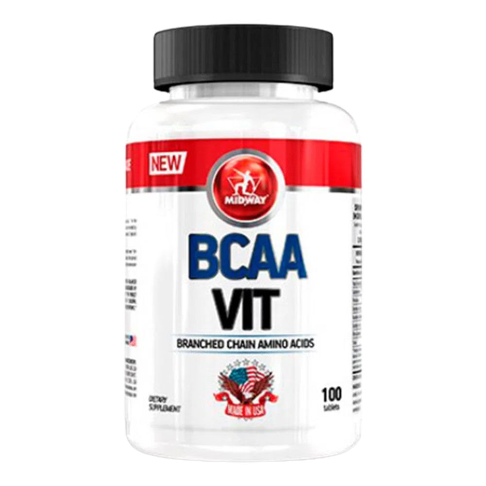 BCAA Midway Vit Com 100 Comprimidos
