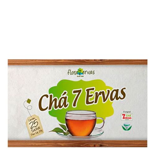 Chá Flora 7 Ervas 30 Ervas 60un . Chá Flora 7 Ervas 30 Ervas 60un .