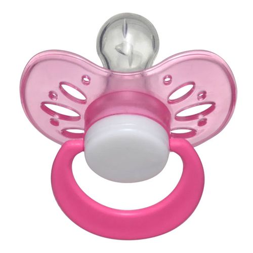 Chupeta Pin Pon Ventilada Silicone Tradicional Ref.289