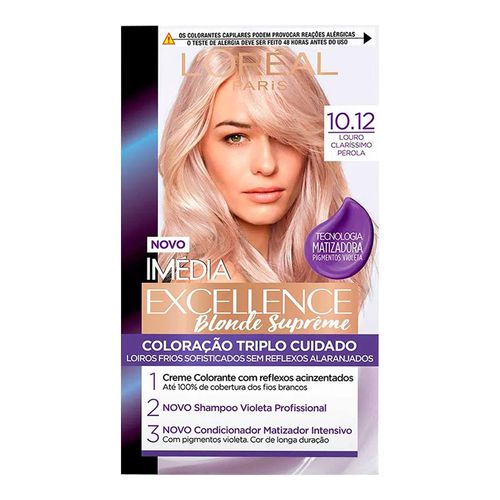 Coloração Permanente Imédia Blondes Supreme 10.12 1 Unidade Coloração Permanente Imédia Blondes Supreme 10.12 1 Unidade