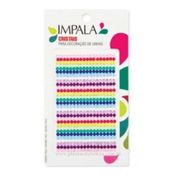 Cristais Impala para decoração de unhas - Colorido