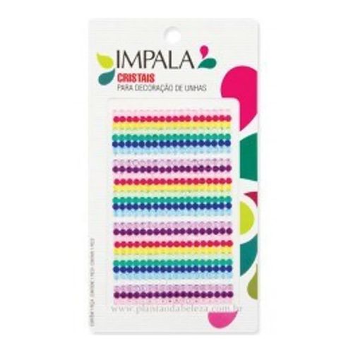 Cristais Impala para decoração de unhas - Colorido