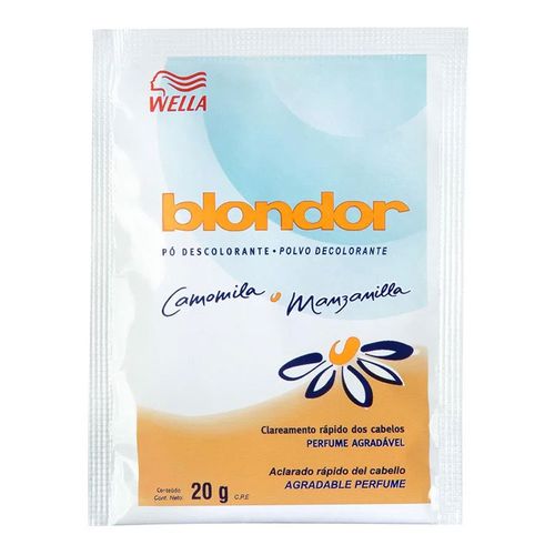 Descolorante em Pó Blondor Clareador Individual Sachê 20g