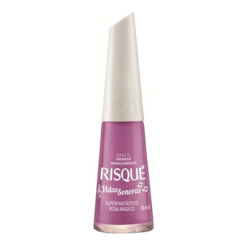 Esmalte Cremoso Risqué Vidas Sonoras Superfantástico Rosa Mágico 8ml Esmalte Cremoso Risqué Vidas Sonoras Superfantástico Rosa Mágico 8ml