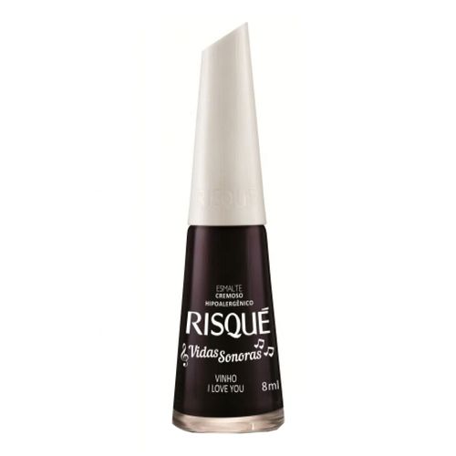 Esmalte Cremoso Risqué Vidas Sonoras Vinho I Love You 8ml Esmalte Cremoso Risqué Vidas Sonoras Vinho I Love You 8ml