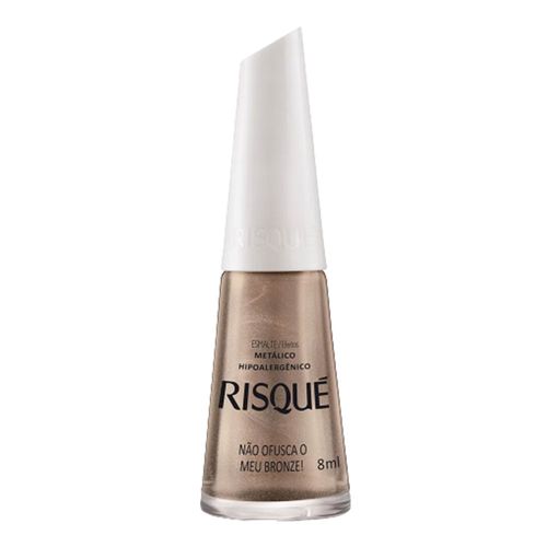 Esmalte Metálico Risqué Não Ofusca meu Bronze 8ml