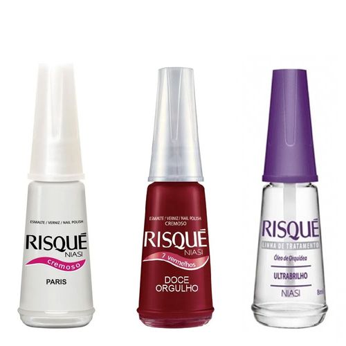 Esmalte Risqué 3 Unidades MAC.A.U.P Esmalte Risqué 3 Unidades MAC.A.U.P