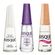 Esmalte Risqué Bianco Puríssimo, Renda e Ultrabrilho 3 Unidades