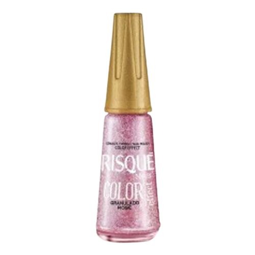Esmalte Risque Collor Effect Granulado Rose Esmalte Risque Collor Effect Granulado Rose