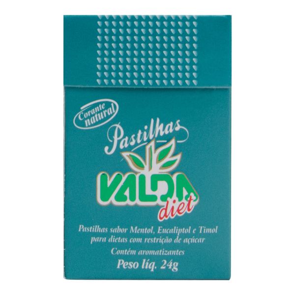 Valda Diet Menta e Eucalipto 24g