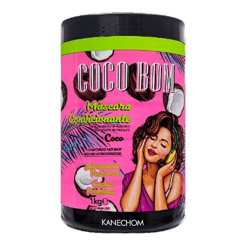 Máscara De Tratamento Kanechom Coco Bom Hidratação Poderosa 1kg Máscara De Tratamento Kanechom Coco Bom Hidratação Poderosa 1kg