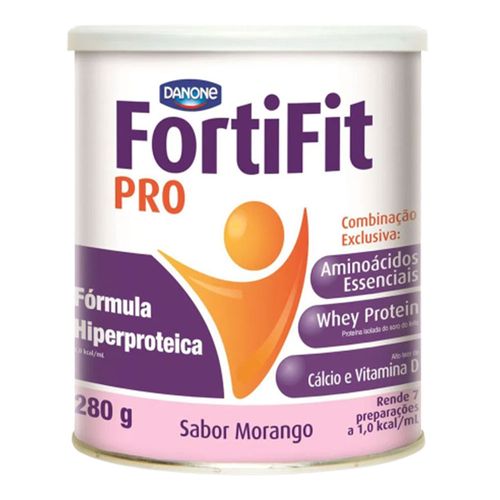 Fortifit Em Pó Sabor Morango 280g Fortifit Em Pó Sabor Morango 280g