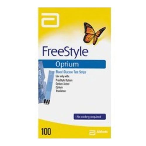 Freestyle Optium Abbott - 100 Tiras Freestyle Optium Abbott - 100 Tiras