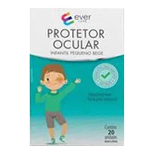 Protetor-Ocular-Infantil-Ever-Care-Pequeno-Bege-20-Unidades Protetor-Ocular-Infantil-Ever-Care-Pequeno-Bege-20-Unidades