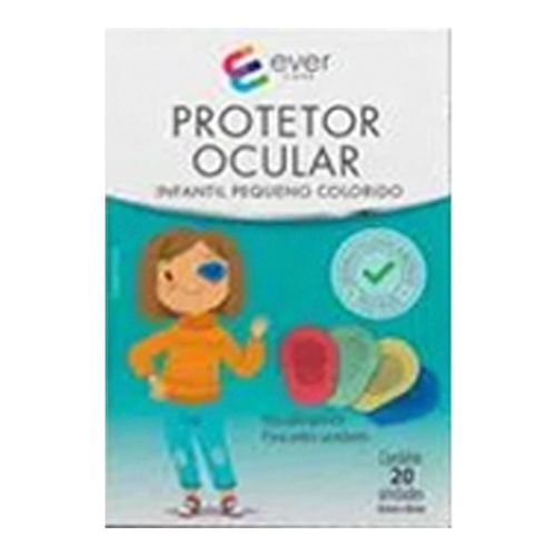 Protetor-Ocular-Infantil-Ever-Care-Pequeno-Colorido-20-Unidades Protetor-Ocular-Infantil-Ever-Care-Pequeno-Colorido-20-Unidades