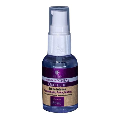 Reparador de Pontas Sili Hair Queratina Brilho Intenso 35ml Reparador de Pontas Sili Hair Queratina Brilho Intenso 35ml