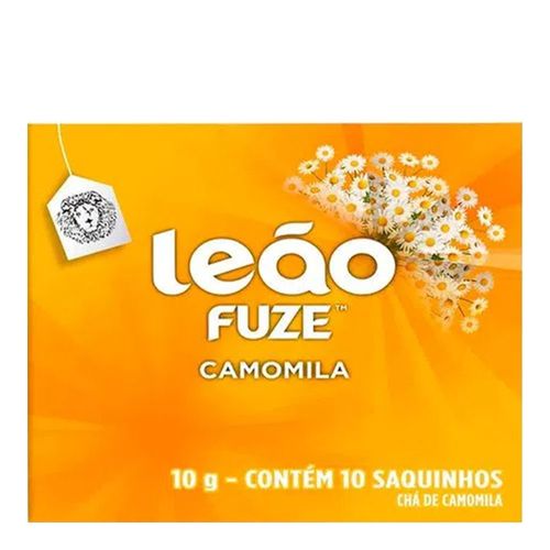 Chá Leão Fuze Camomila 10 Saquinhos Chá Leão Fuze Camomila 10 Saquinhos