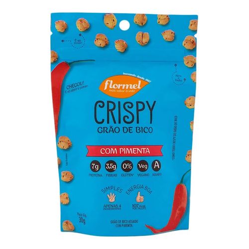 Snack Flormel Crispy Grão de Bico com Pimenta 30g Snack Flormel Crispy Grão de Bico com Pimenta 30g