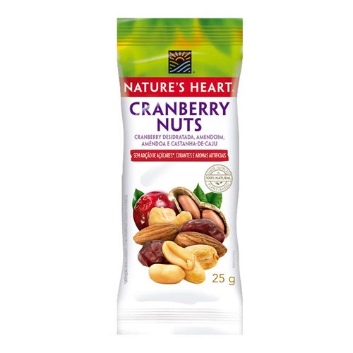 Snack Nature's Heart Cranberry Nuts 25g Snack Nature's Heart Cranberry Nuts 25g