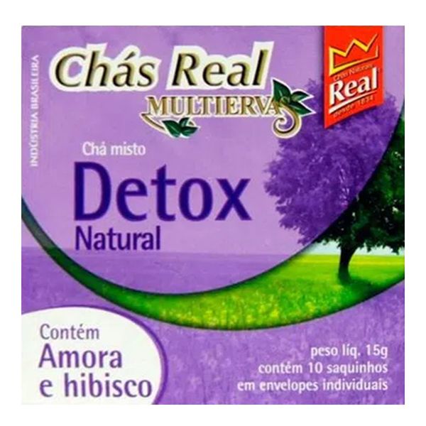 Chá Real Multiervas Detox natural