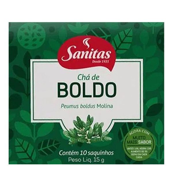 Chá Sanitas Boldo 10 Sachês
