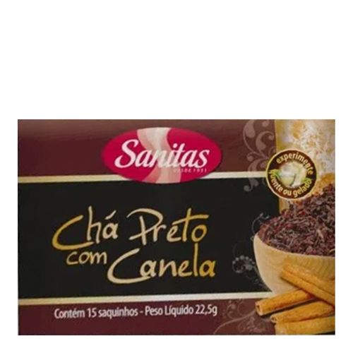 Chá Sanitas Lifar Preto Canela 15 Saquinhos