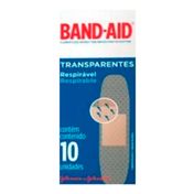 Curativo Band-Aid Transparente Johnson's 10 Unidades
