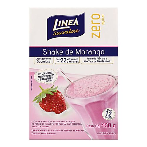 Shake Linea Morango 450g Shake Linea Morango 450g