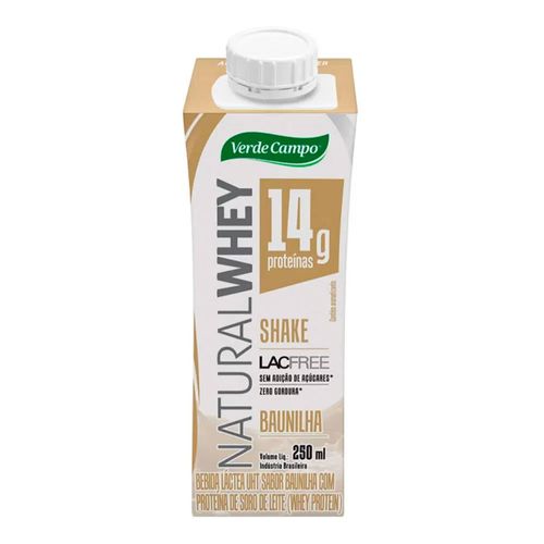 Shake Natural Whey Verde Campo Sabor Baunilha 250ml Shake Natural Whey Verde Campo Sabor Baunilha 250ml