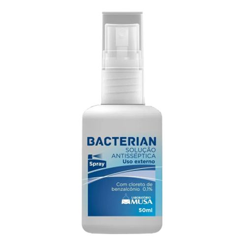 Solução Antisséptica Musa Bacterian Spray 50ml Solução Antisséptica Musa Bacterian Spray 50ml