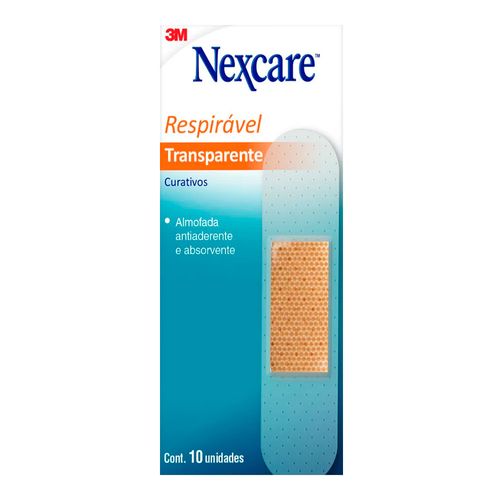 Curativo Nexcare 3M Transparente 10 Unidades