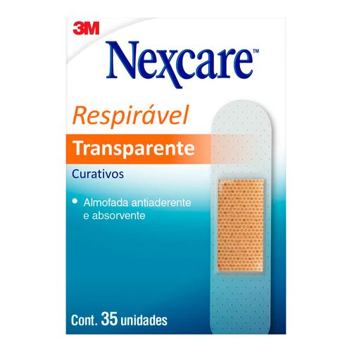Curativo-Nexcare-3M-Transparente-35-Unidades Curativo-Nexcare-3M-Transparente-35-Unidades