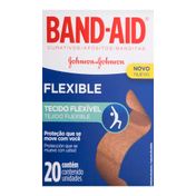 Curativos Band-Aid Flexível 20 Unidades