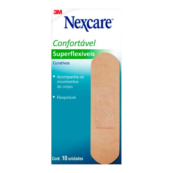 Curativos Superflexíveis Nexcare 3M 10 Unidades