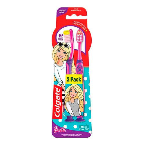 Kit 2 Escova Dental Colgate Smiles Barbie e Homem Aranha Sortido 6+ Kit 2 Escova Dental Colgate Smiles Barbie e Homem Aranha Sortido 6+