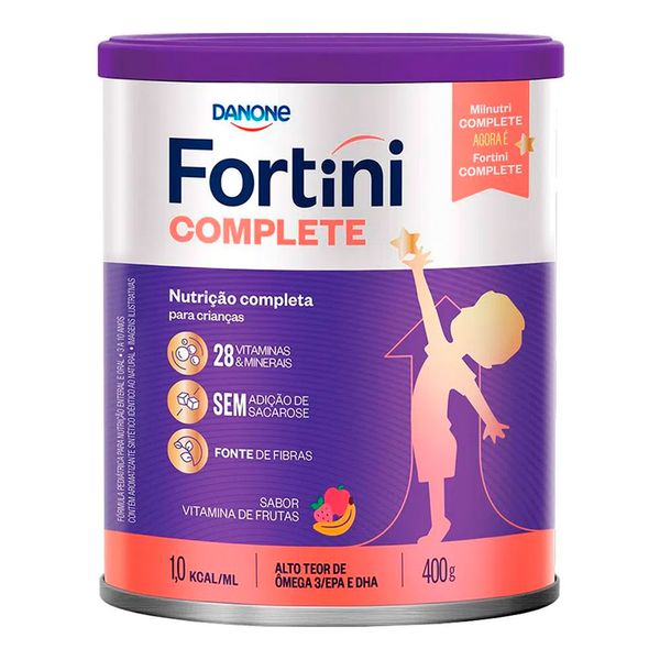 Suplemento Infantil Fortini Complete Vitamina de Frutas 400g