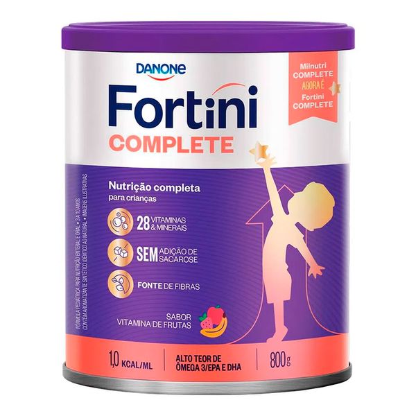 Suplemento Infantil Fortini Complete Vitamina de Frutas 800g