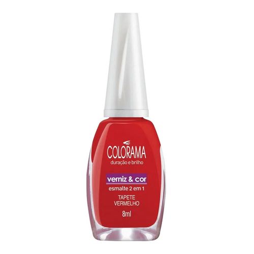 Esmalte Colorama Fashion Verniz e Cor Tapete Vermelho 8ml Esmalte Colorama Fashion Verniz e Cor Tapete Vermelho 8ml