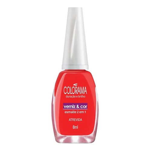 Esmalte Colorama Glam Verniz e Cor Atrevida 8ml
