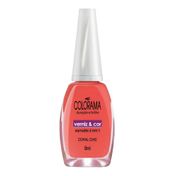 Esmalte Colorama Glam Verniz e Cor Coral Chic 8ml